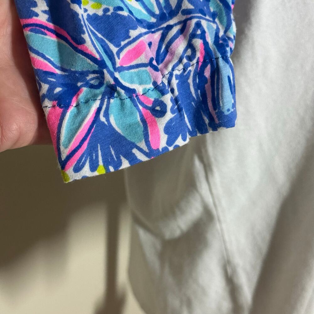 Lilly Pulitzer Pop Up Got Your Back Finn Long Sleeve Top Sz XL - Picture 4 of 6